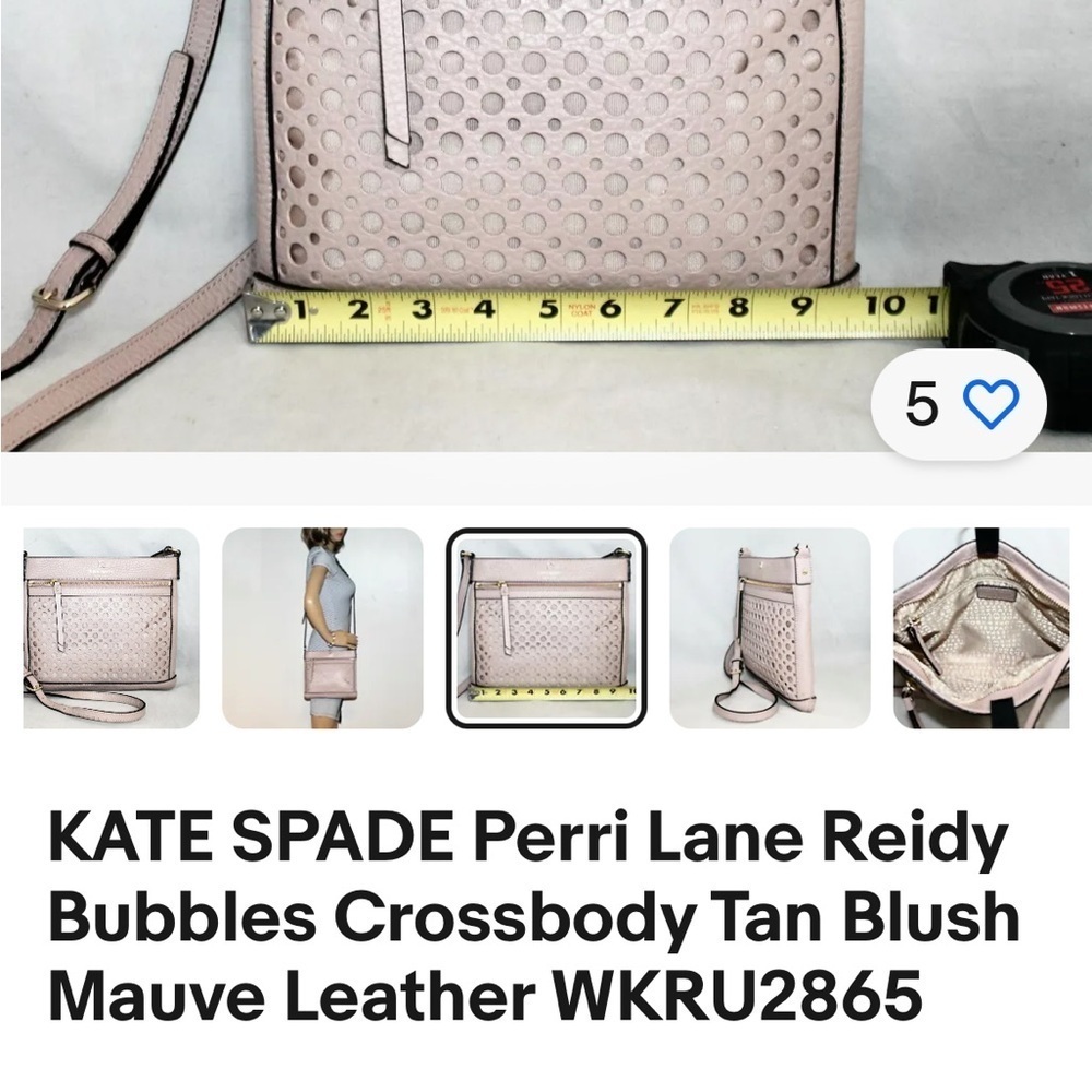 Perri Lane Reidy Bubbles Crossbody bag Dust Color - Picture 5 of 5